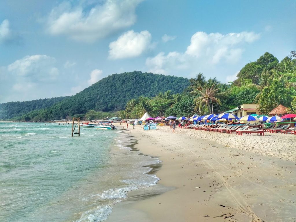 Sao Beach: the central zone